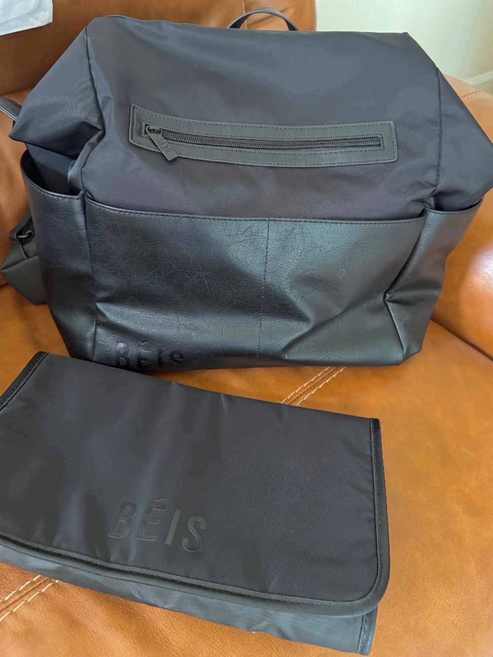 BEIS The Backpack Diaper Bag in Black